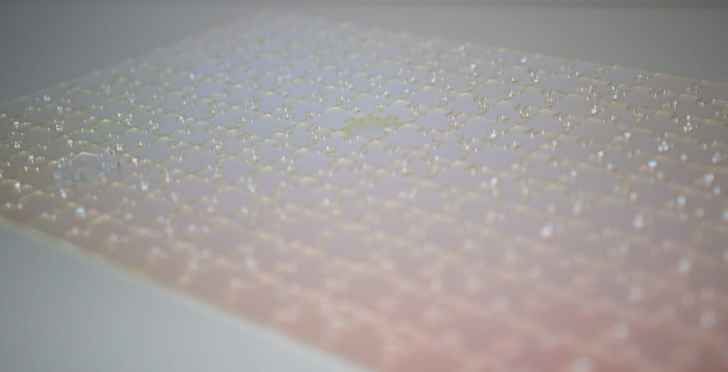 Impossible 108 piece clear transparent jigsaw puzzle