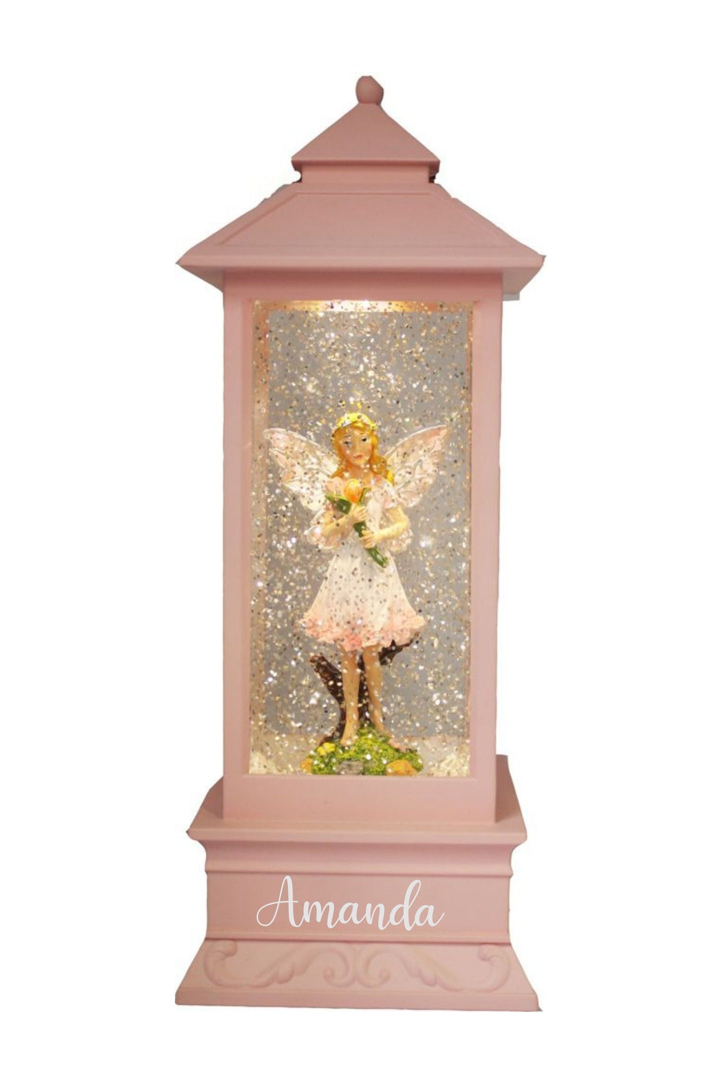 Personalised Fairy Light Up Night Light Lantern