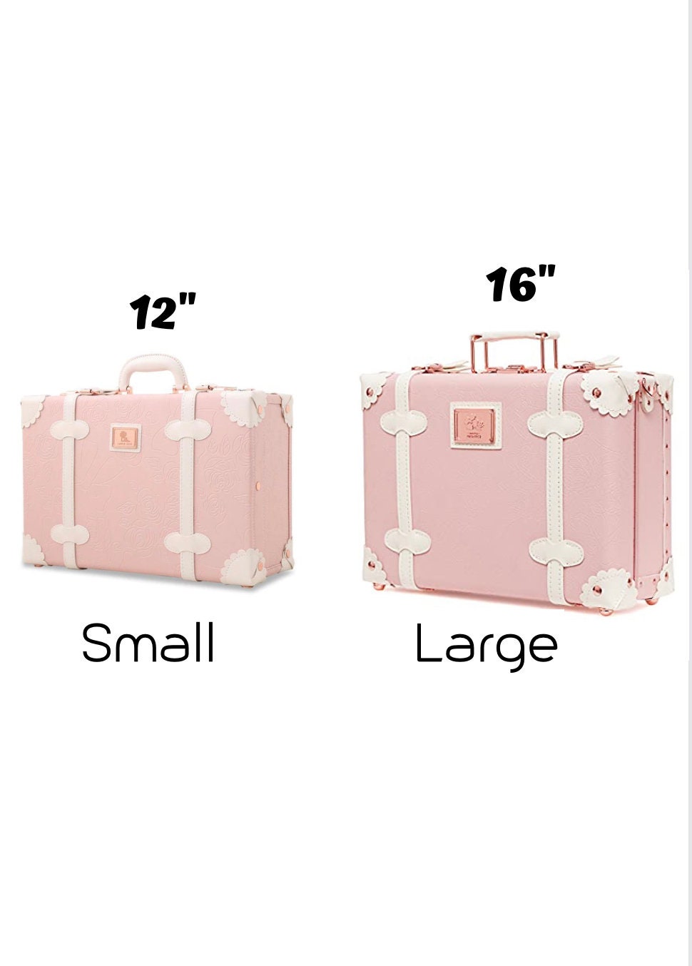 Small Personalised Grey and Rose Gold Baby Keepsake Memory Case