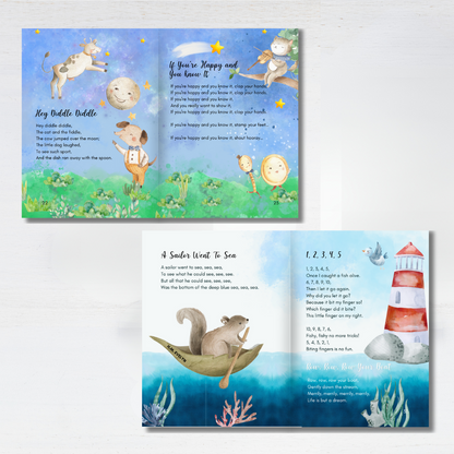 Personalised Christening Nursery Rhymes Book