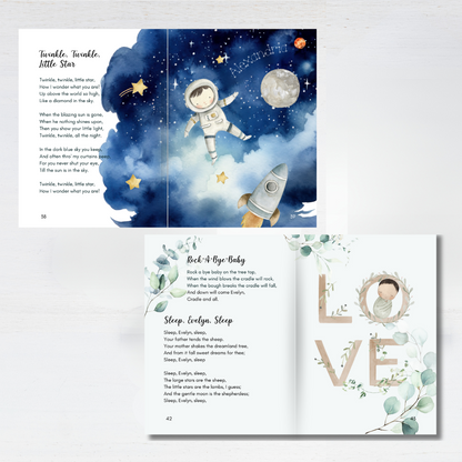 Personalised Christening Nursery Rhymes Book