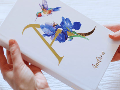 Personalised Initial Gold Foiled Journal (Dotted)