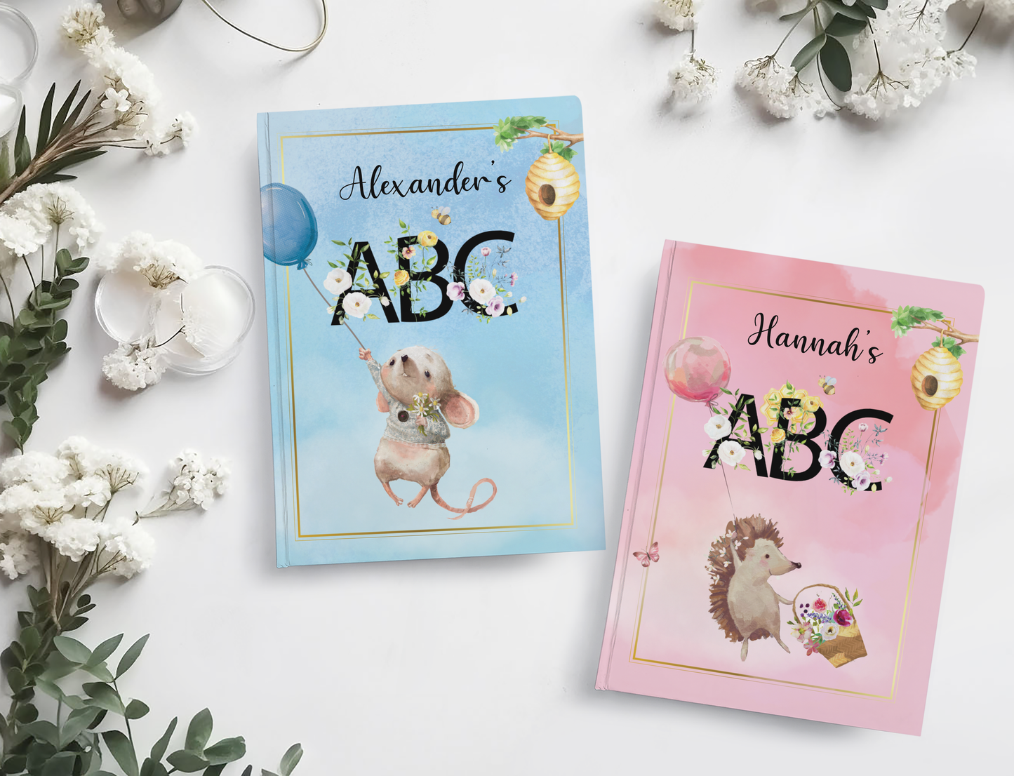 Personalised ABC Book - White Hardcover