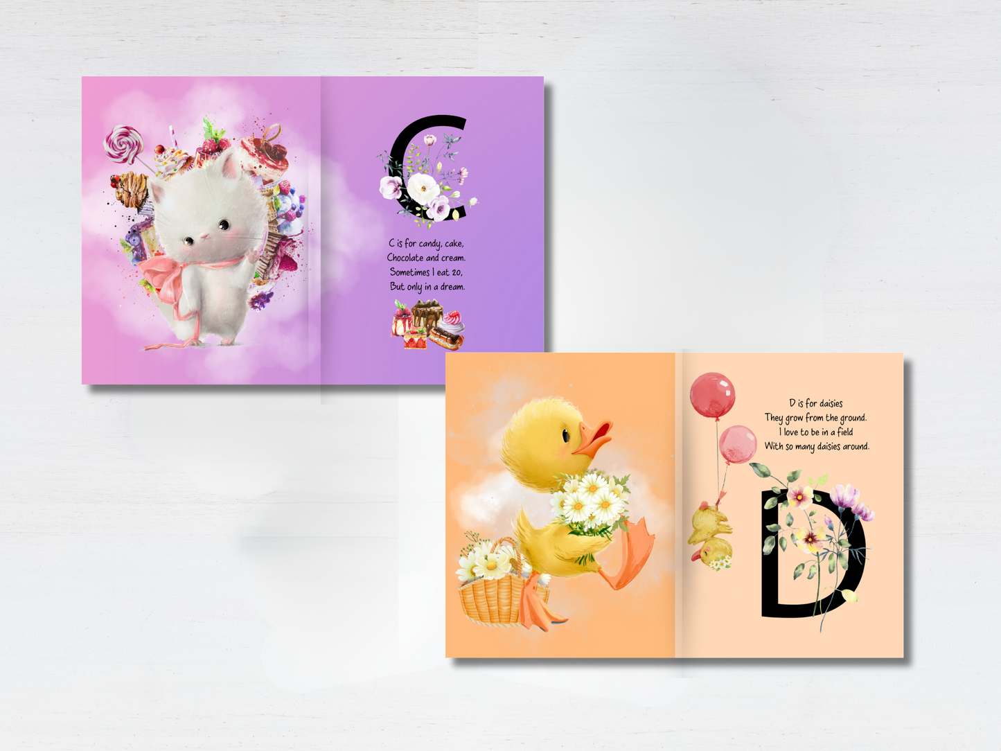 Personalised ABC Book - White Hardcover