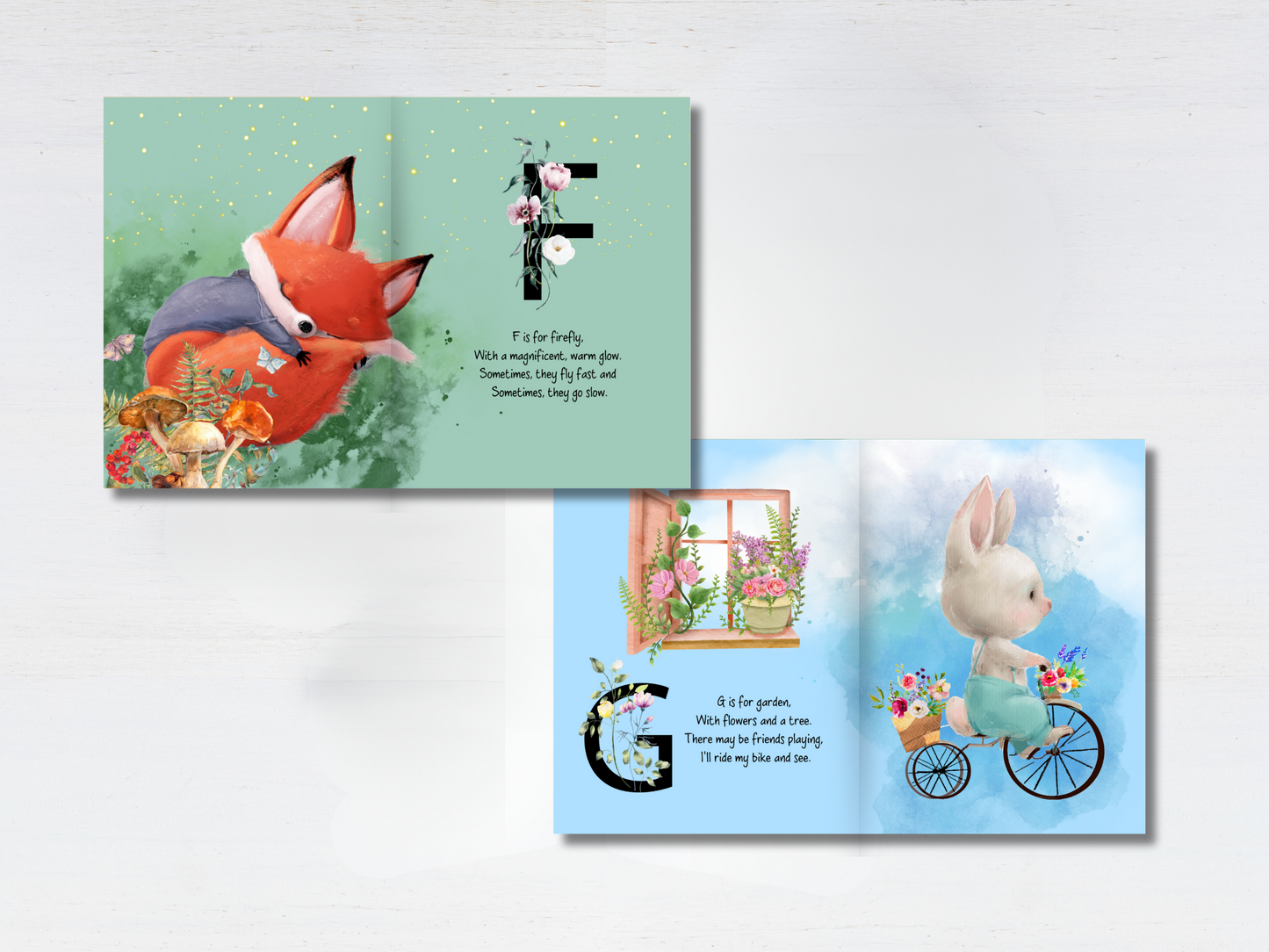 Personalised ABC Book - White Hardcover