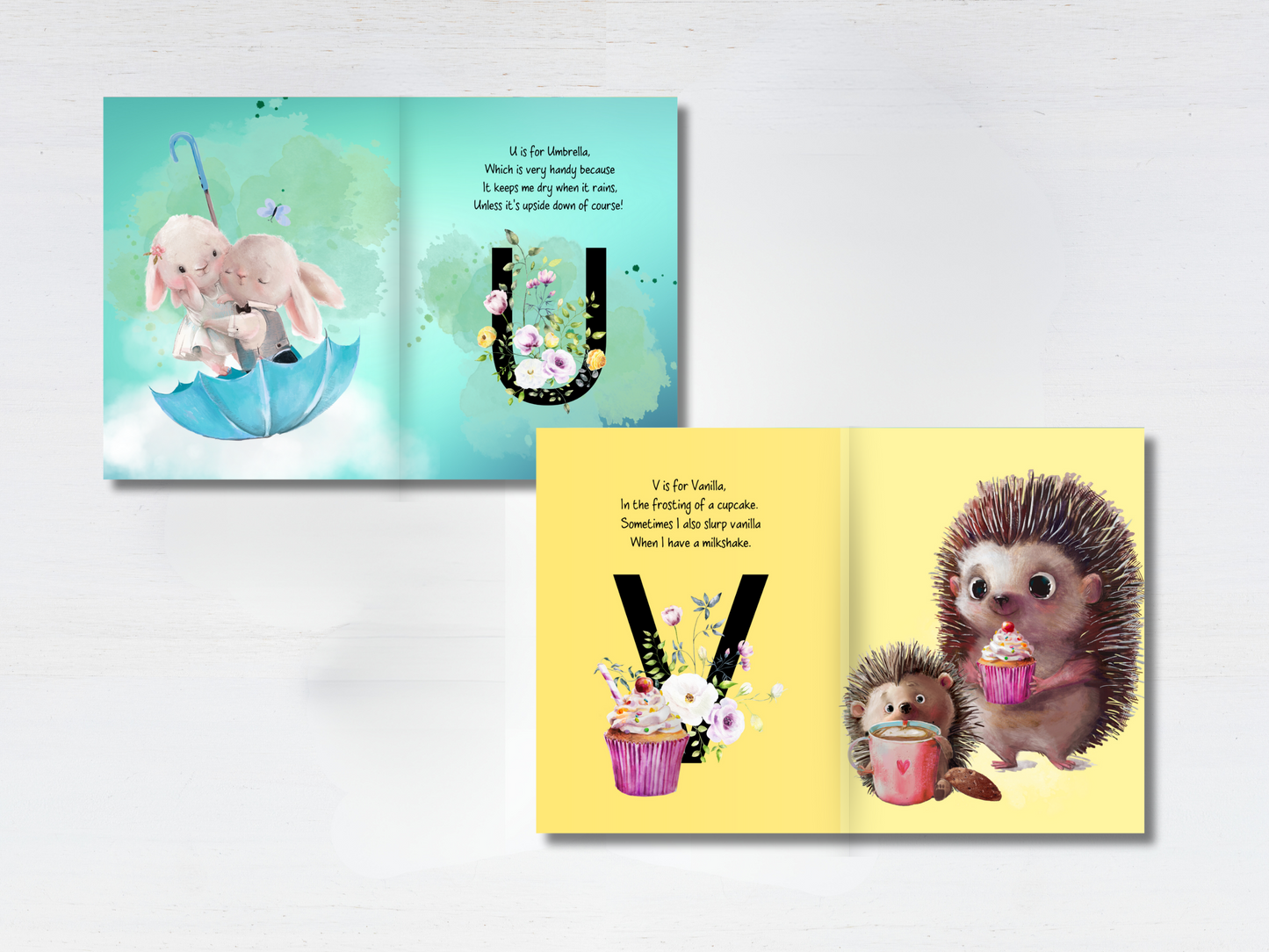 Personalised ABC Book - White Hardcover