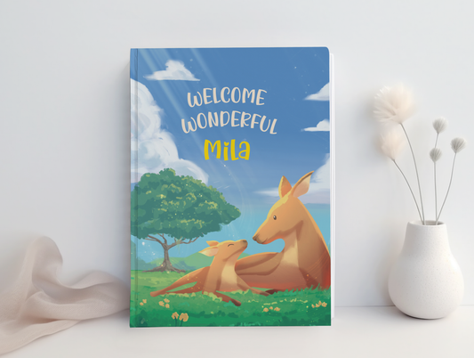 Personalised Welcome Wonderful One - Hardcover