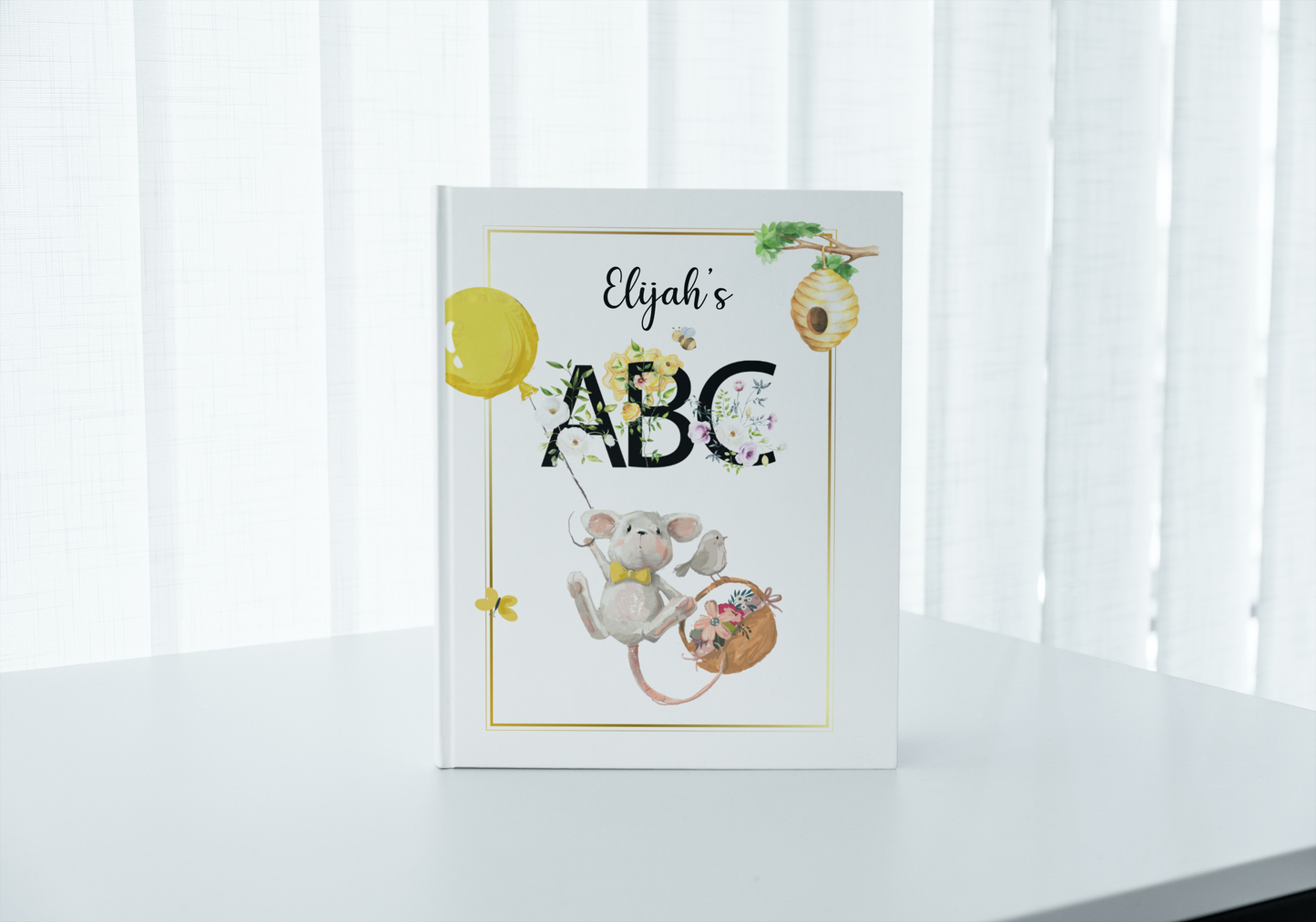 Personalised ABC Book - White Hardcover