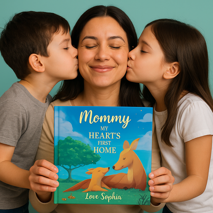 Personalised Mummy My Heart's First Home Story Book