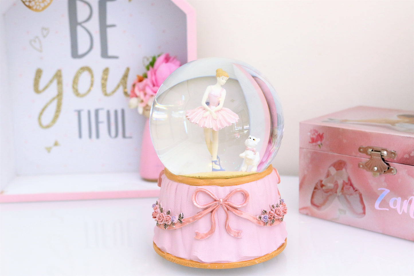 Musical Ballerina Snow Globe