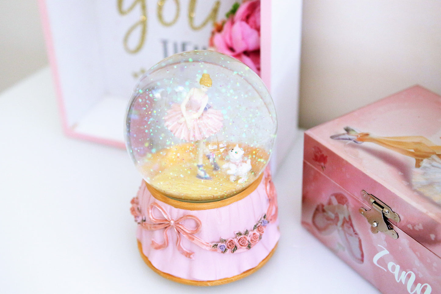 Musical Ballerina Snow Globe