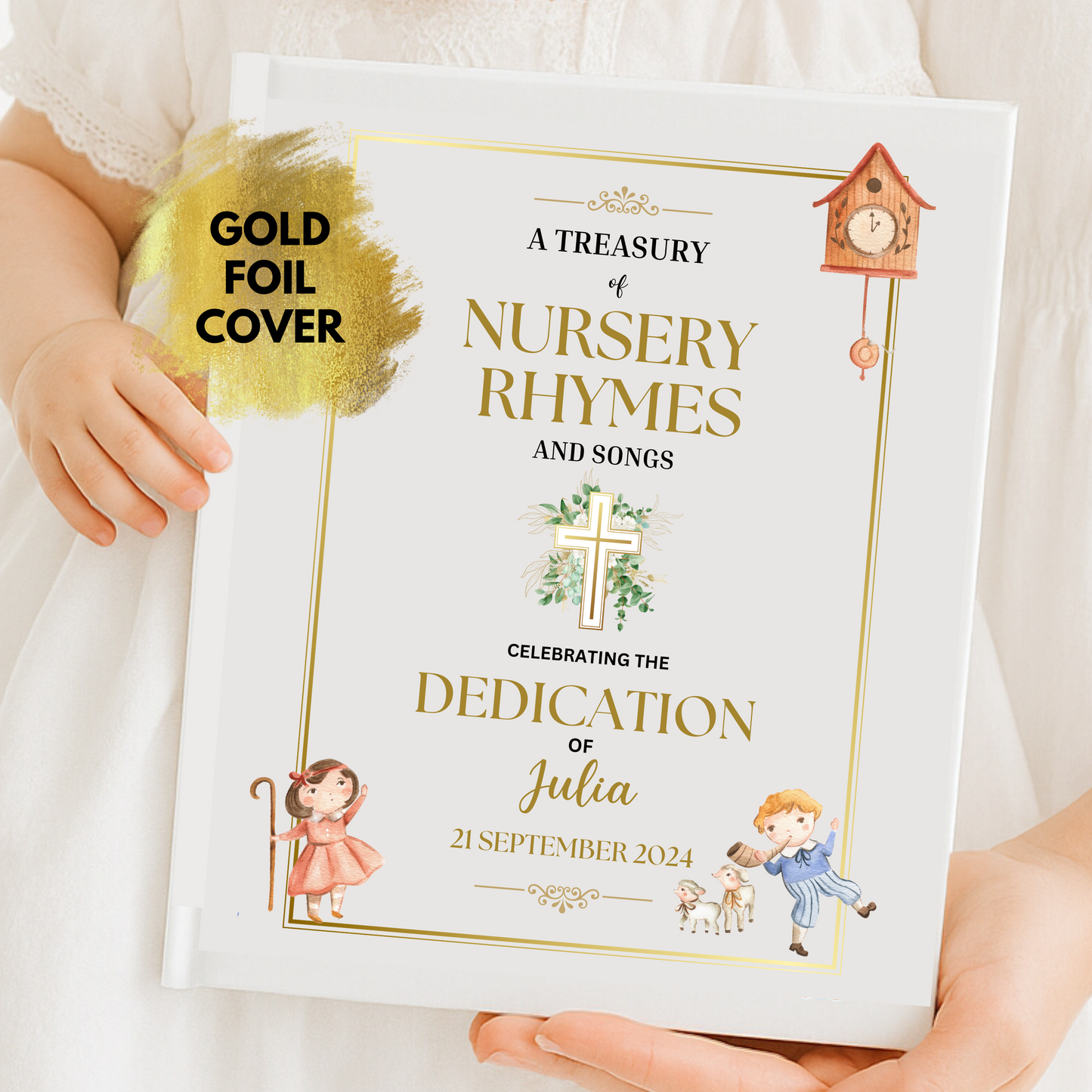 Personalised Dedication Nursery Rhymes Book