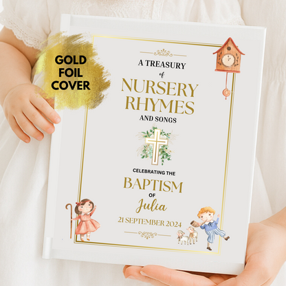 Personalised Baptism Nursery Rhymes Book
