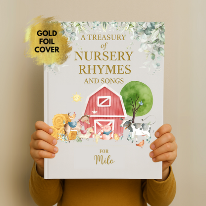Personalised Nursery Rhymes Book (Green)