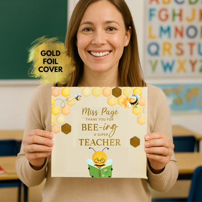 Personalised Thank You for Bee-ing a Super Teacher