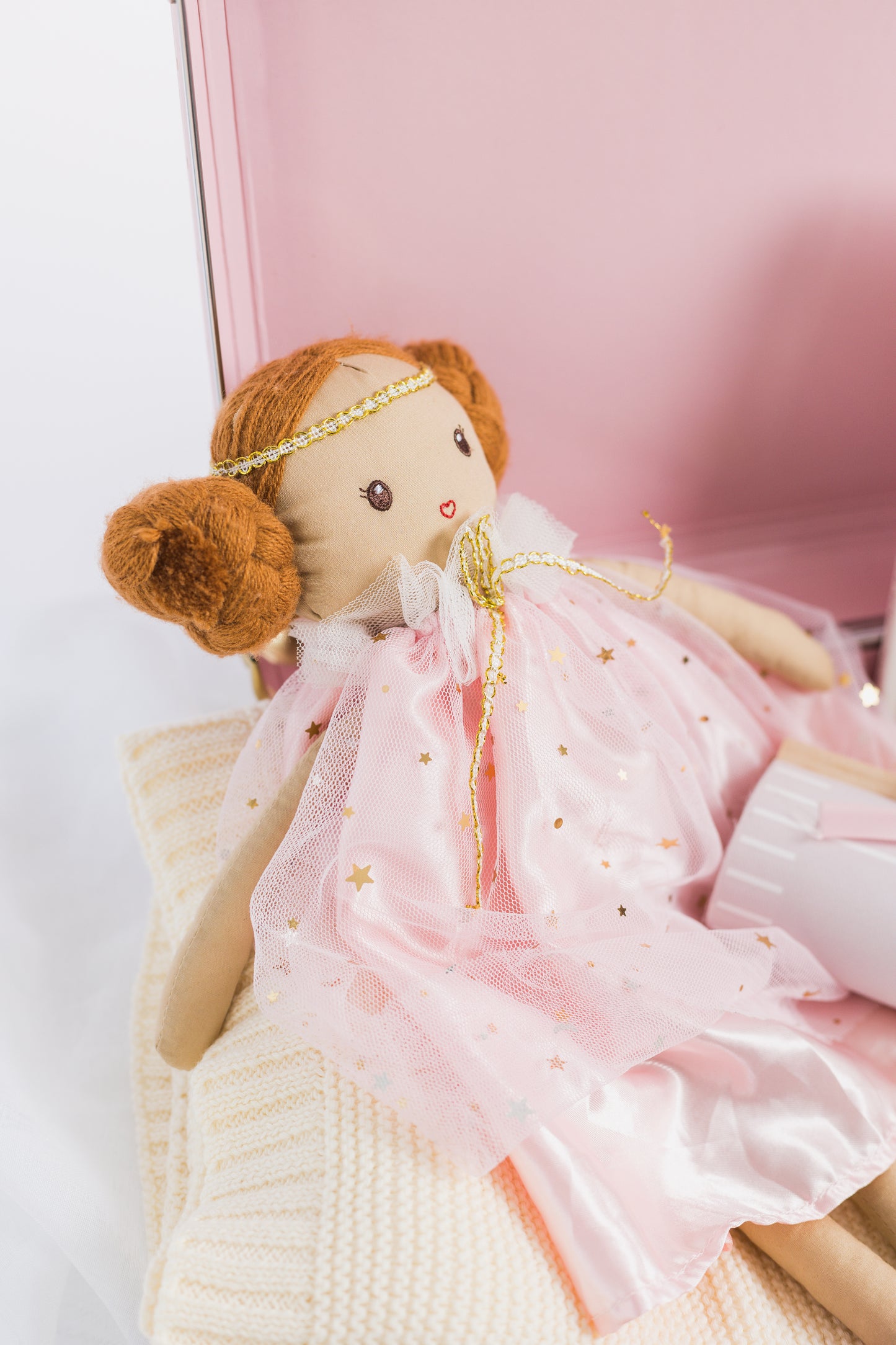 Pink and Gold Ballerina Doll