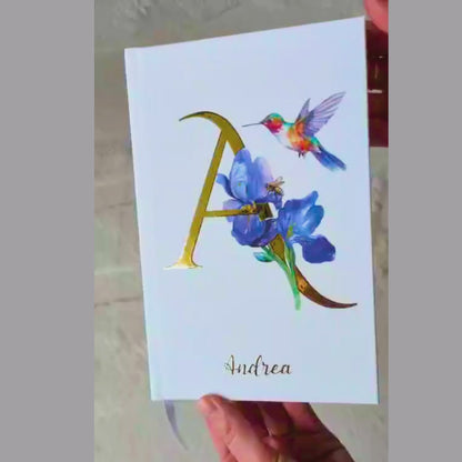 Personalised Initial Gold Foiled Journal (Dotted)