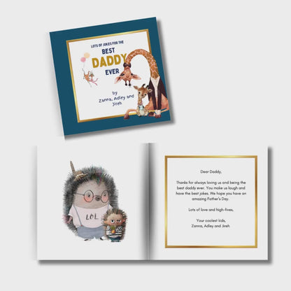 Personalised Dad Jokes Book